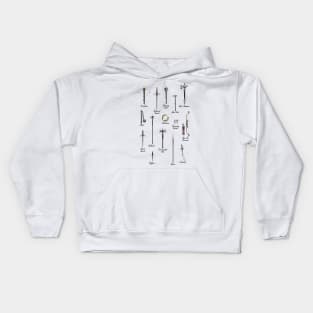 Medieval Weapons Kids Hoodie